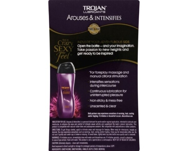 Trojan - Arouses & Intensifies - 3oz bottle