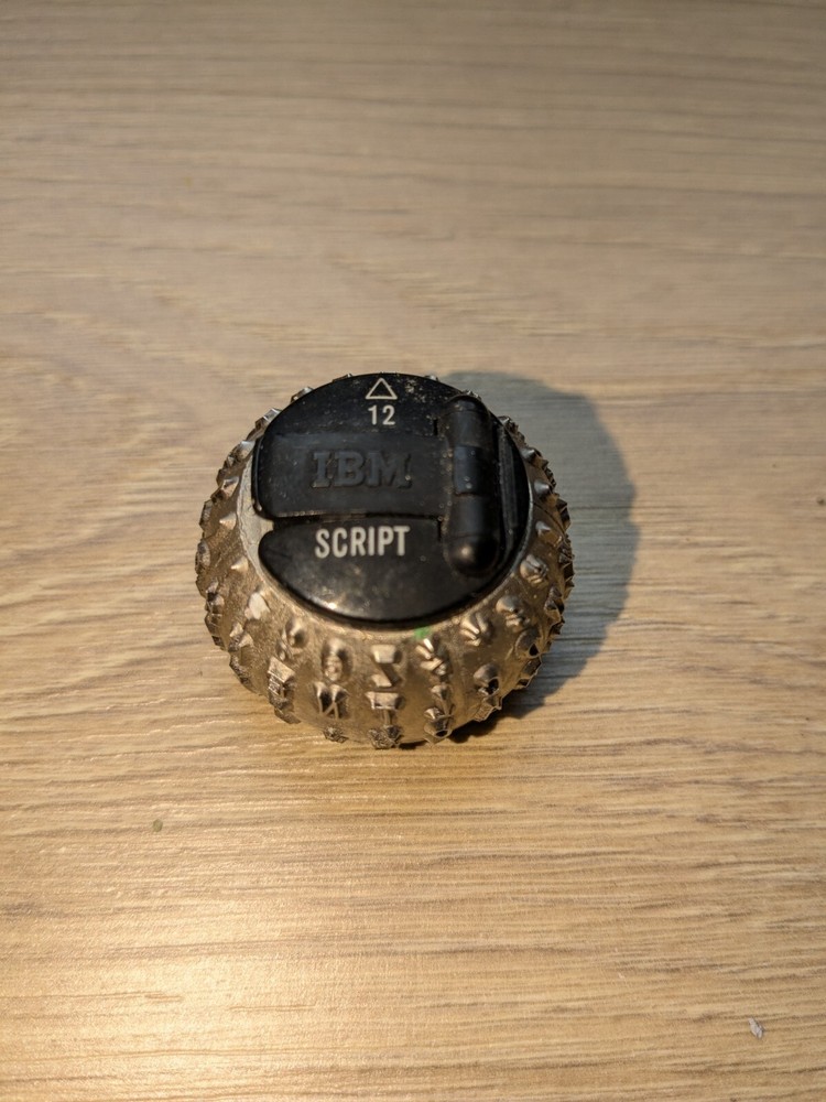 IBM Selectric I And II SCRIPT 12 Element Ball