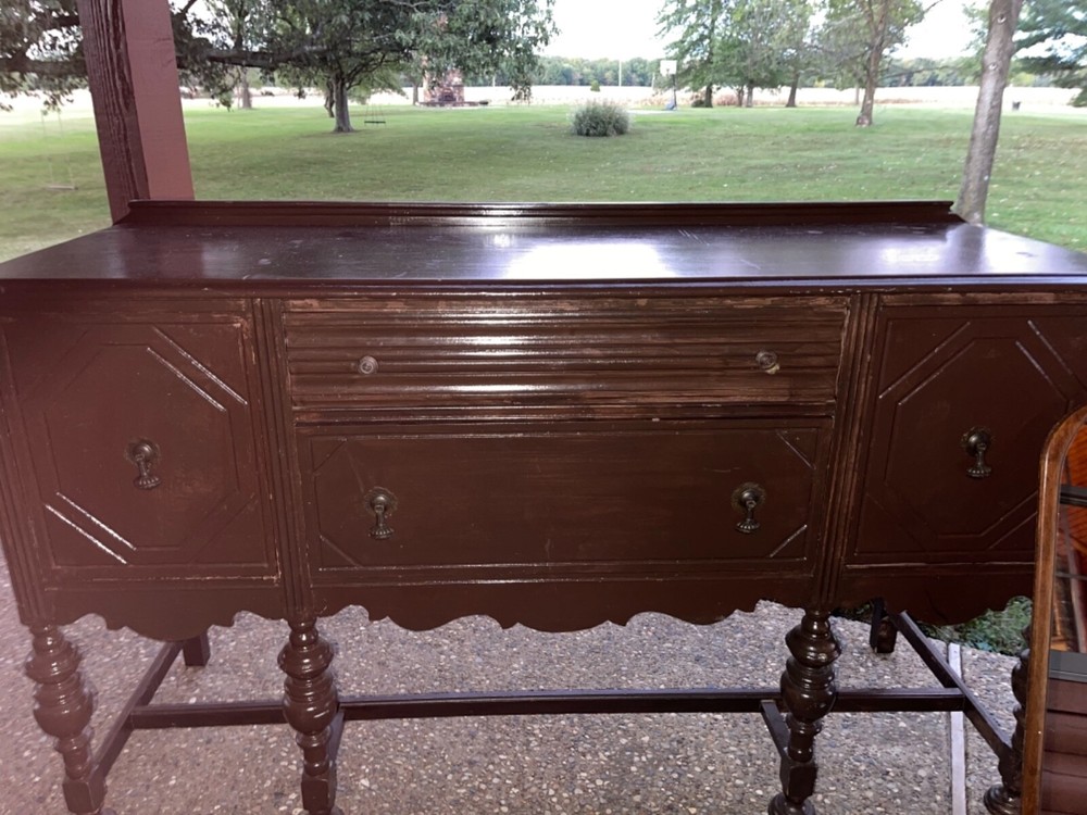 Antique Buffet cabinet- Great Project Piece!