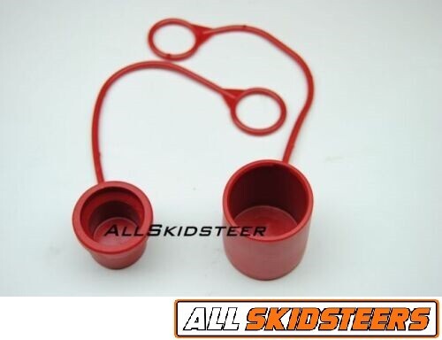 Hydraulic Quick Coupler Rubber Cap Plug Flat Face skid steer High For Bobcat