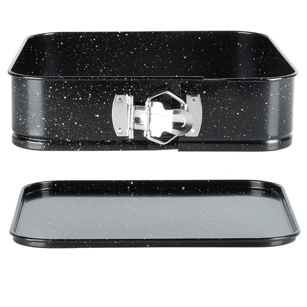 Springform pan granite 20 / 28 cm 2 pcs. Cake tin, flat base, baking tin,...