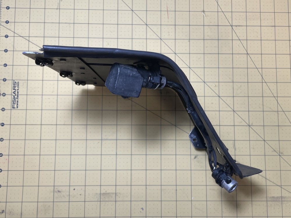 F-4 Phantom Front Cockpit Glare Shield Assembly w/Panel illumination sockets.