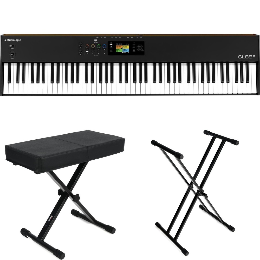 Studiologic SL88GT MK2 88-key MIDI Keyboard Controller Essentials Bundle