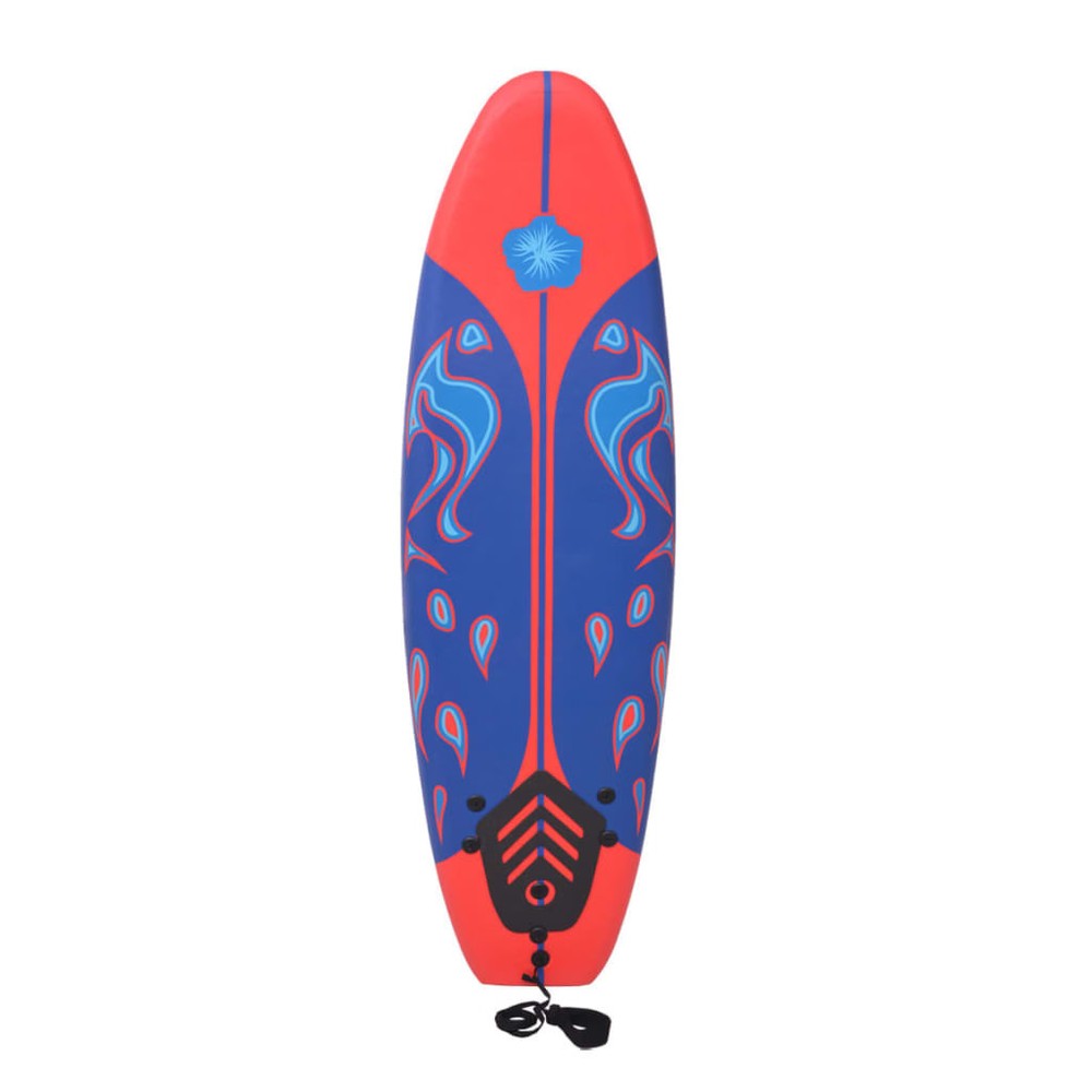 Surfboard Blue and Red 66.9"