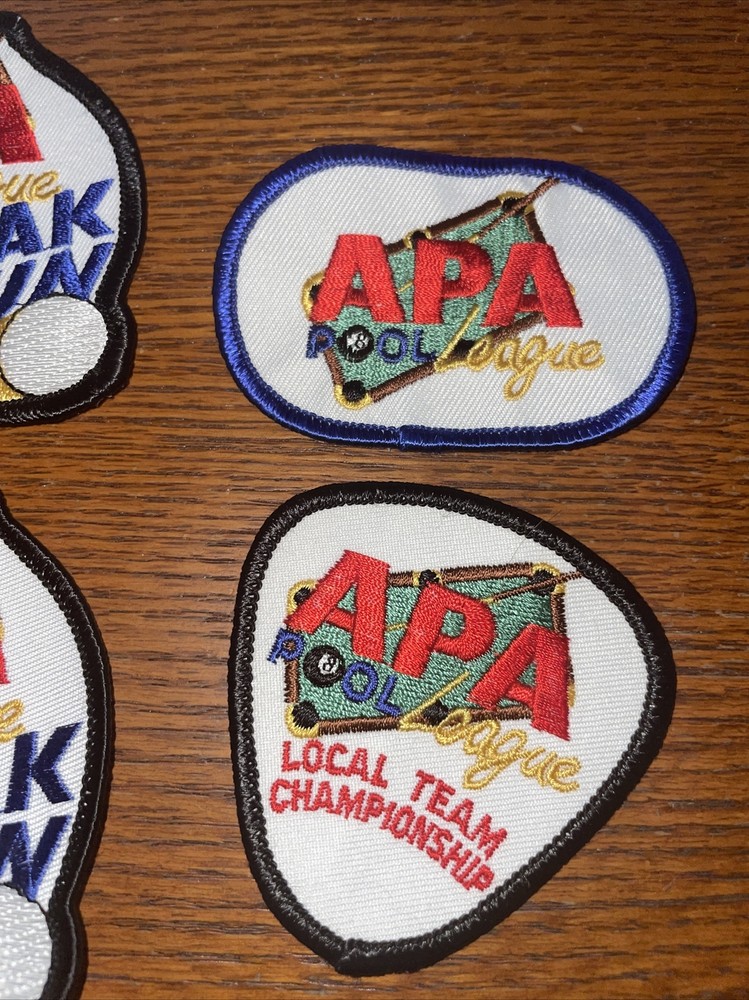 4 apa pool league patches