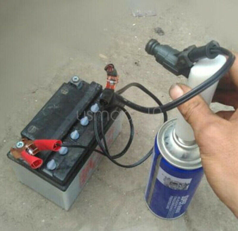 Auto Car Fuel Injector Flush Cleaner Adapter DIY Cleaning Tool Kit Set Universal