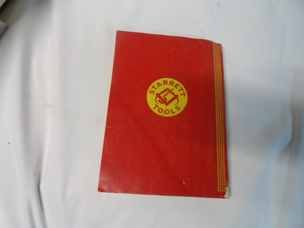 STARRETT TOOLS No 26 1953 Precision Tools Price Guide Catalog Order Book