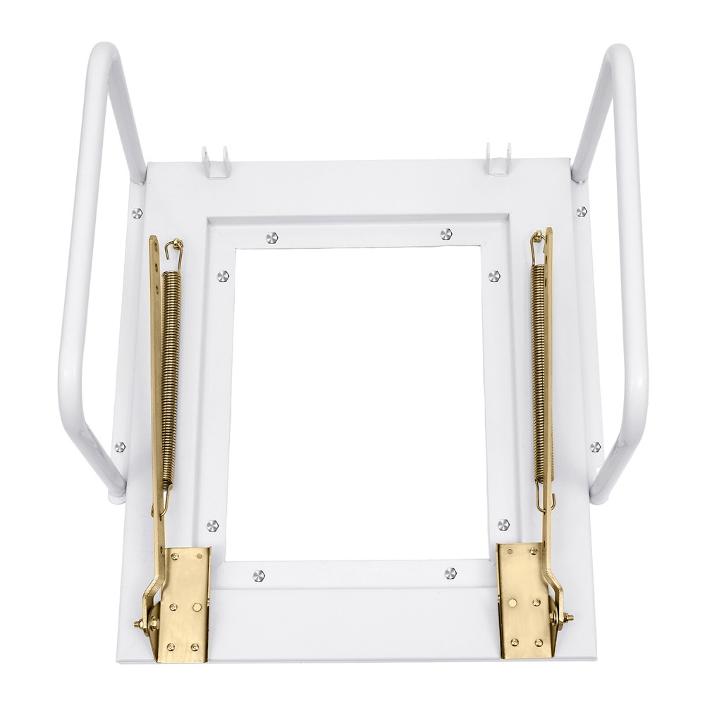 Folding Loft Ladder Stairs Attic Loft Pull Down Ladder Retractable Wall Mounted