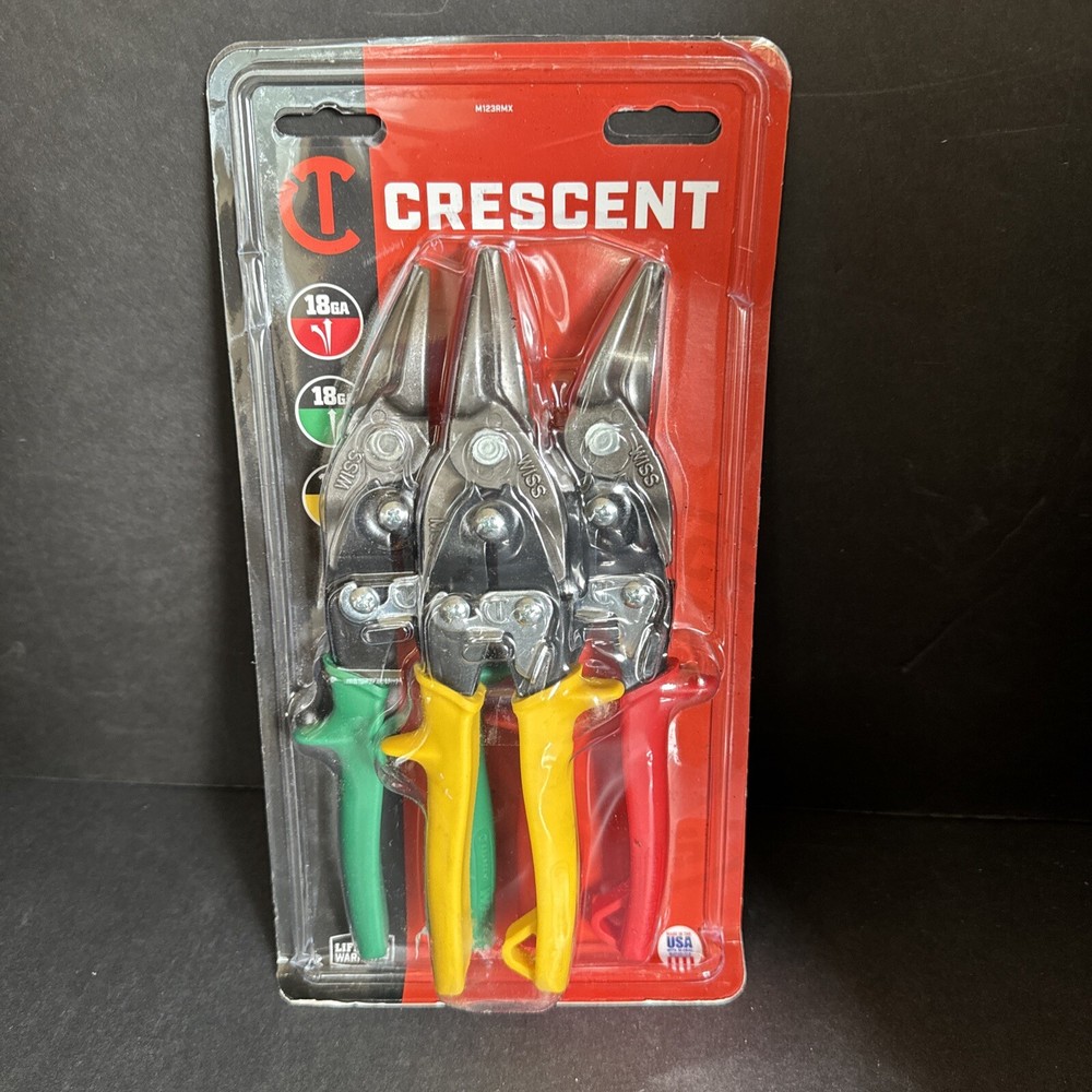 Crescent Wiss Trade Aviation Snip Set 3Pc