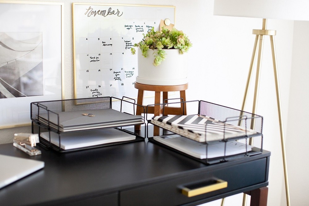 Desk Organizers and Accessories Stackable Paper Tray - 4 Tier Stackable