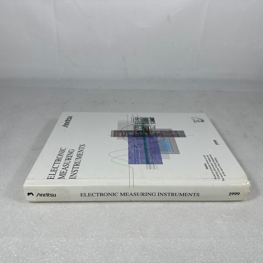Anritsu Electronic Measuring Instruments 1999 Catalog