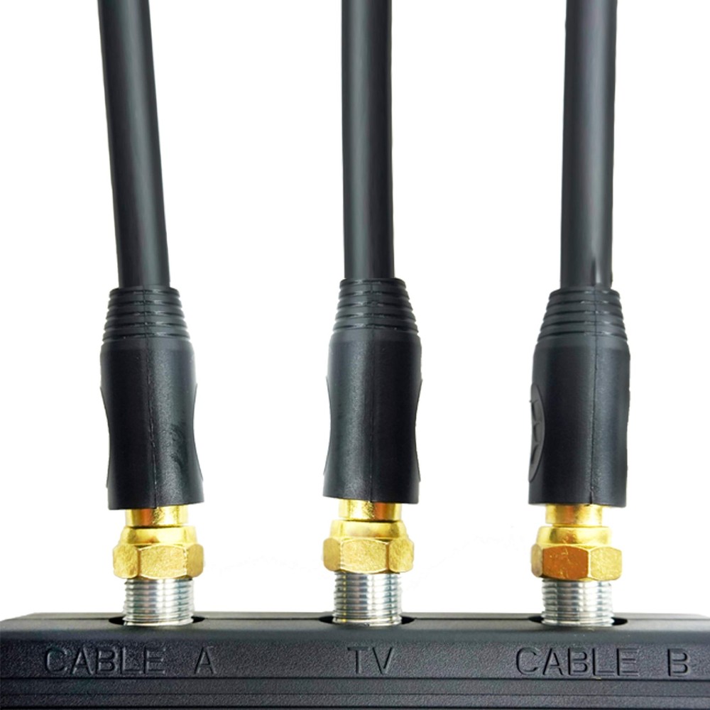 Network Switch Coax Splitter 2 Way Antenna Splitter Manual Transfer Switch Coax