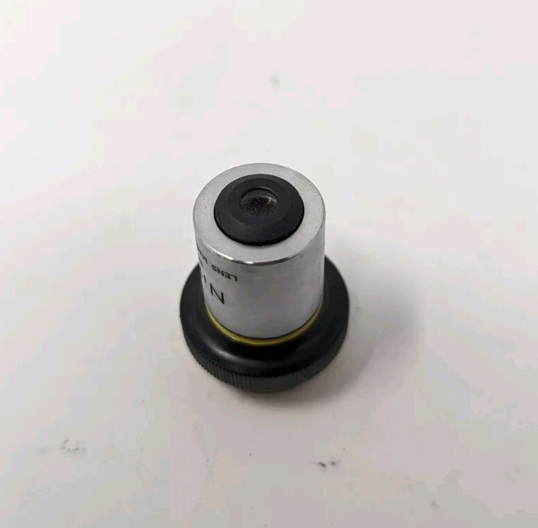 Nikon 10x Microscope Objective 0.25 84756 Vintage Lens