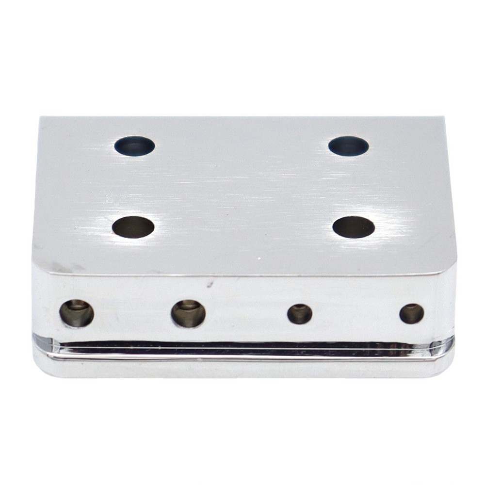 Brass 4 String Bass Bridge String Locks Headless Bass String Locking Silver