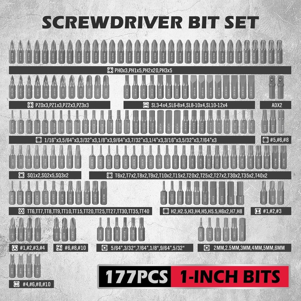 Gunsmith Screwdriver Set Gunsmithing Firearm Tools Kit 260 Bits Pro NEW