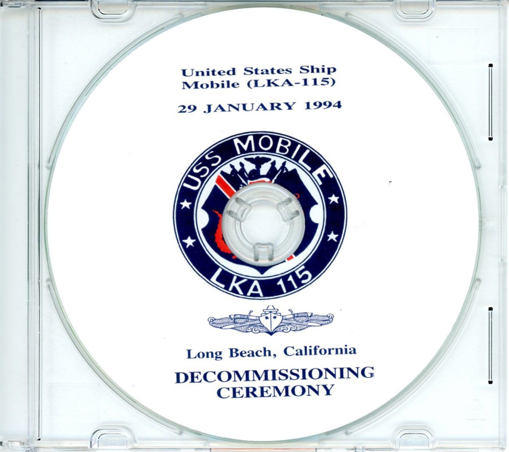 USS Mobile LKA 115 Decommissioning Program 1994  Navy