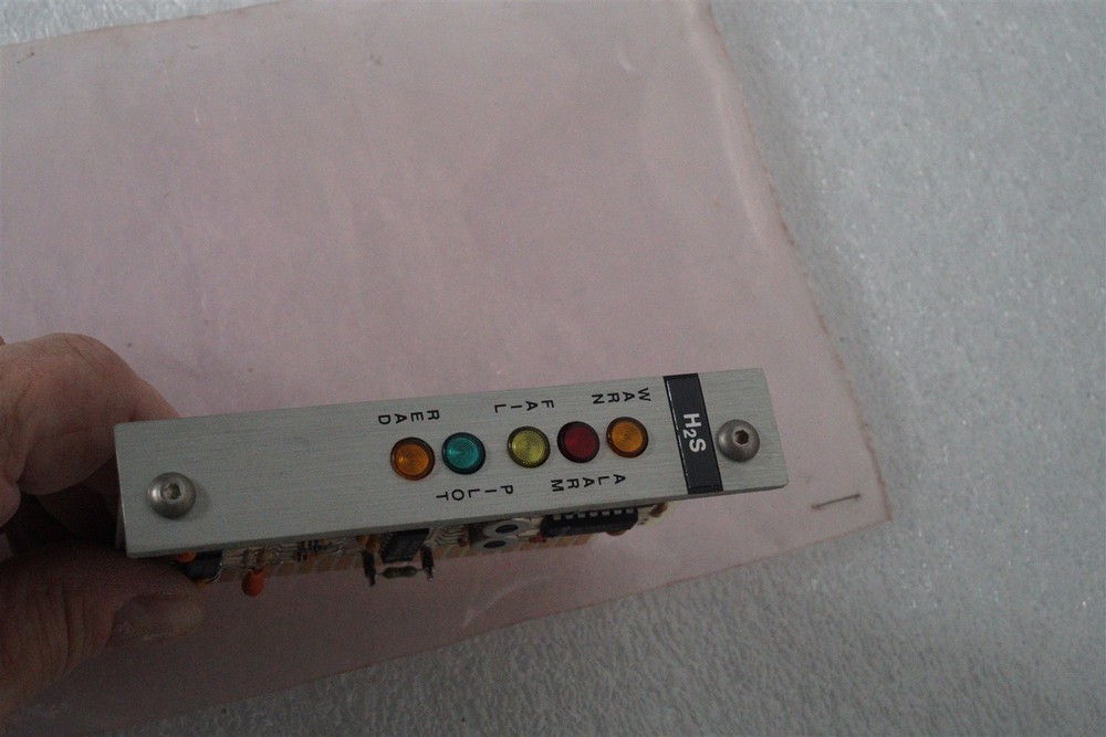 Gastech H2S Board (Warn, Alarm, Fail, Pilot, Read Indicators) 93460164