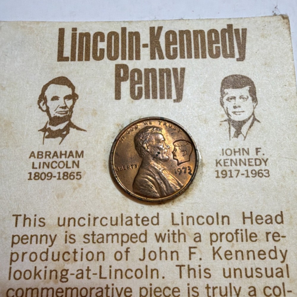 1973 Lincoln-Kennedy Penny Uncirculated Copper Small Cent