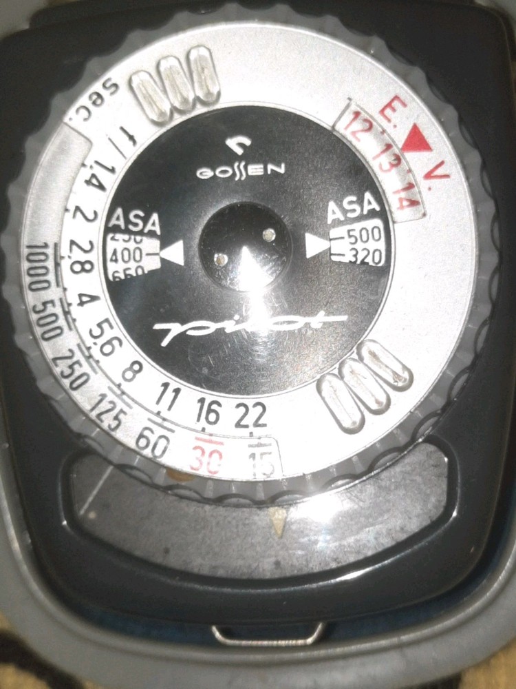 Gossen Pilot Exposure Light Meter with Case