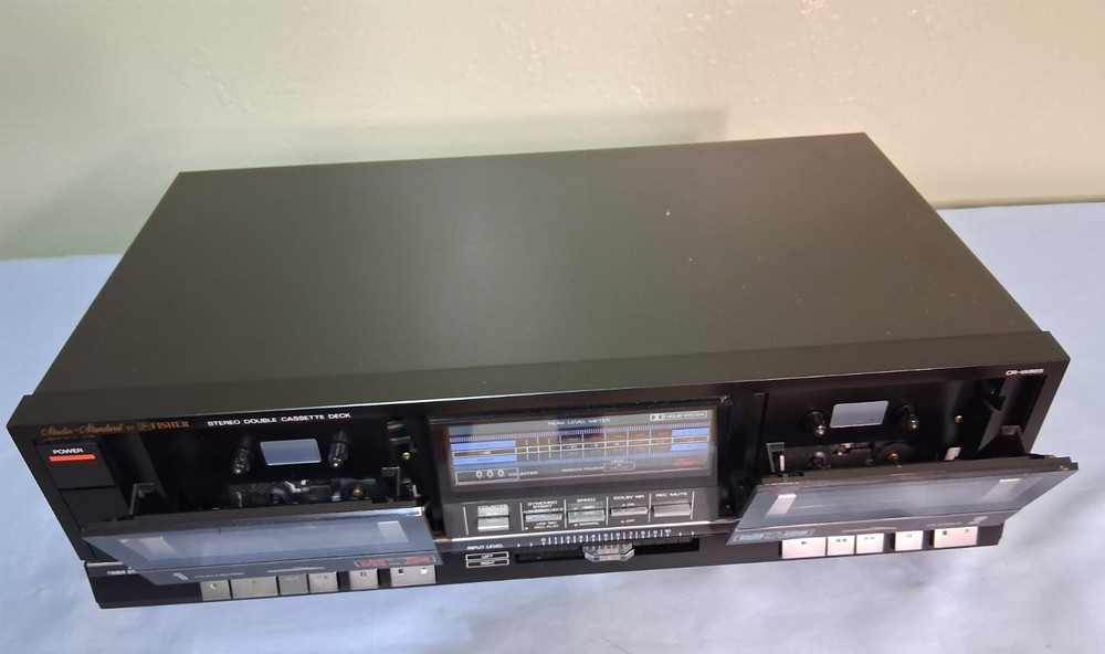 FISHER dual cassette deck #CR-W865 see discription