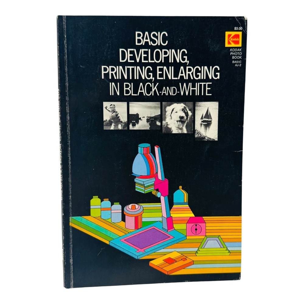 Kodak Basic Developing Printing Enlarging Black White Darkroom 1977 PB