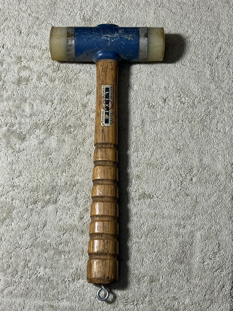 Vintage Lixie 3 Dead Blow Hammer “Machine Saver”