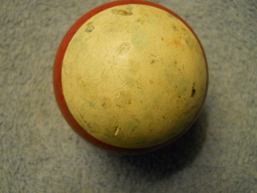 Vintage Clay Billiard Ball - #11