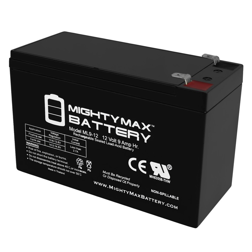 Mighty Max 12V 9Ah SLA Replacement Battery for APC BackUPS ES BE650G1