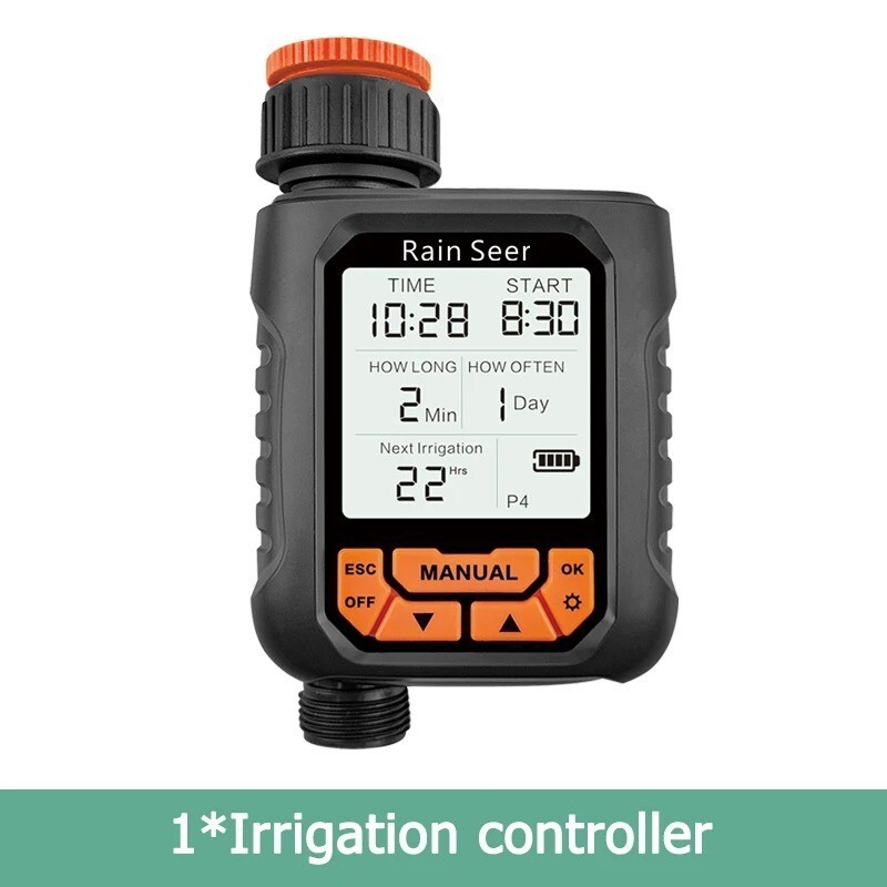 Garden Automatic Watering Timer Digital Irrigation Controller LCD Display ╏