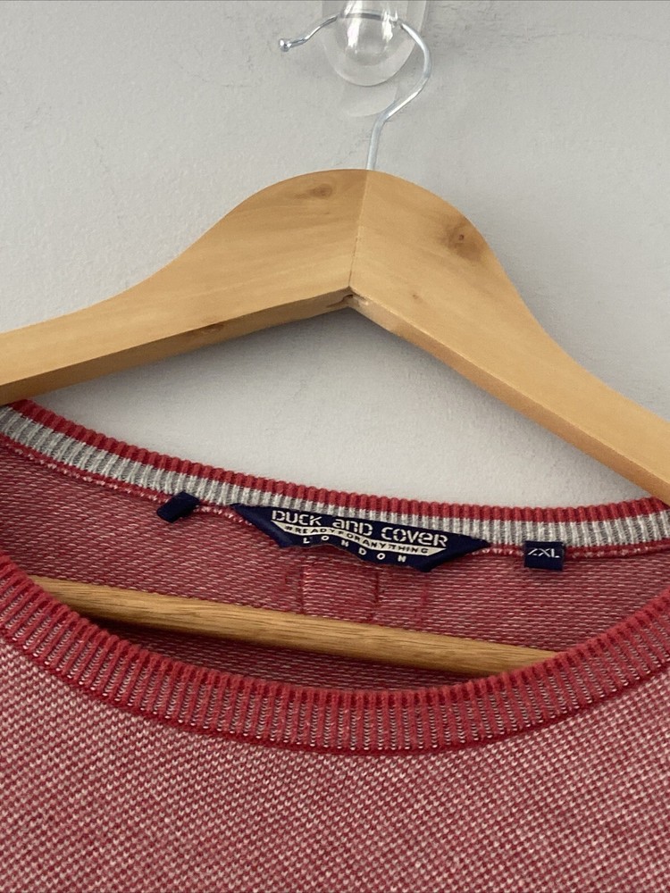 Duck & Cover Jumper 2xl Red Men’s Pullover