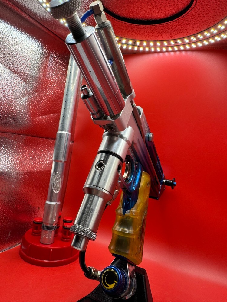 Shock Tech Vortex Autococker - Black/Silver Fade - Not Working