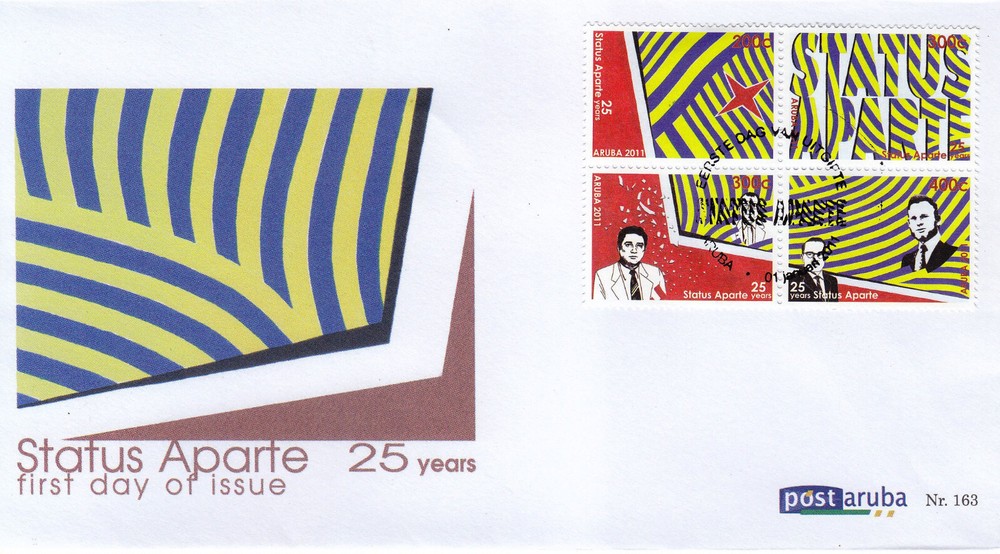 Aruba Issue FDC 2011 (163) History