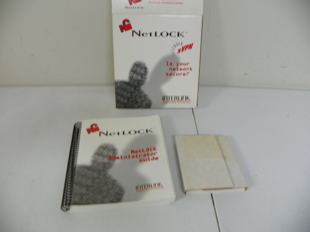 VTG 1998 Netlock Interlink Computer Sciences Software Network Security