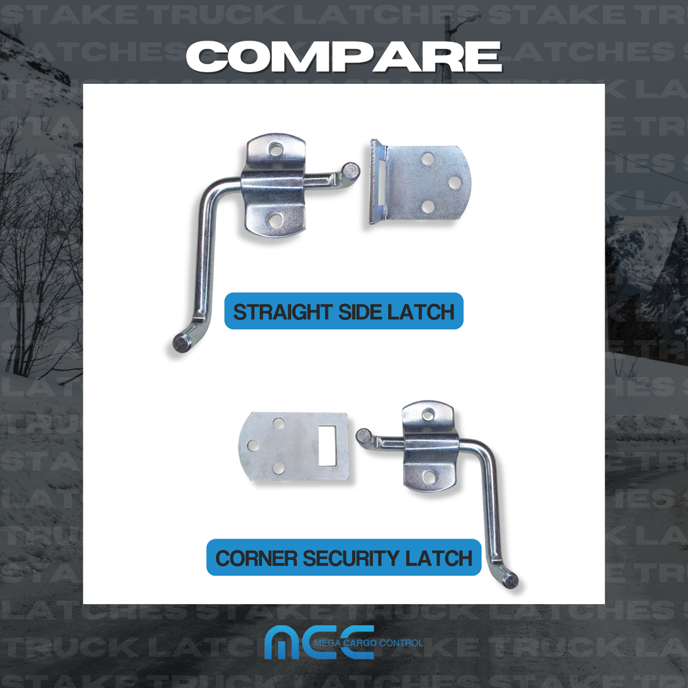 8 Pack Straight Side Gate Stake Bed Latch Bracket Set for Utility Trailer Sheds