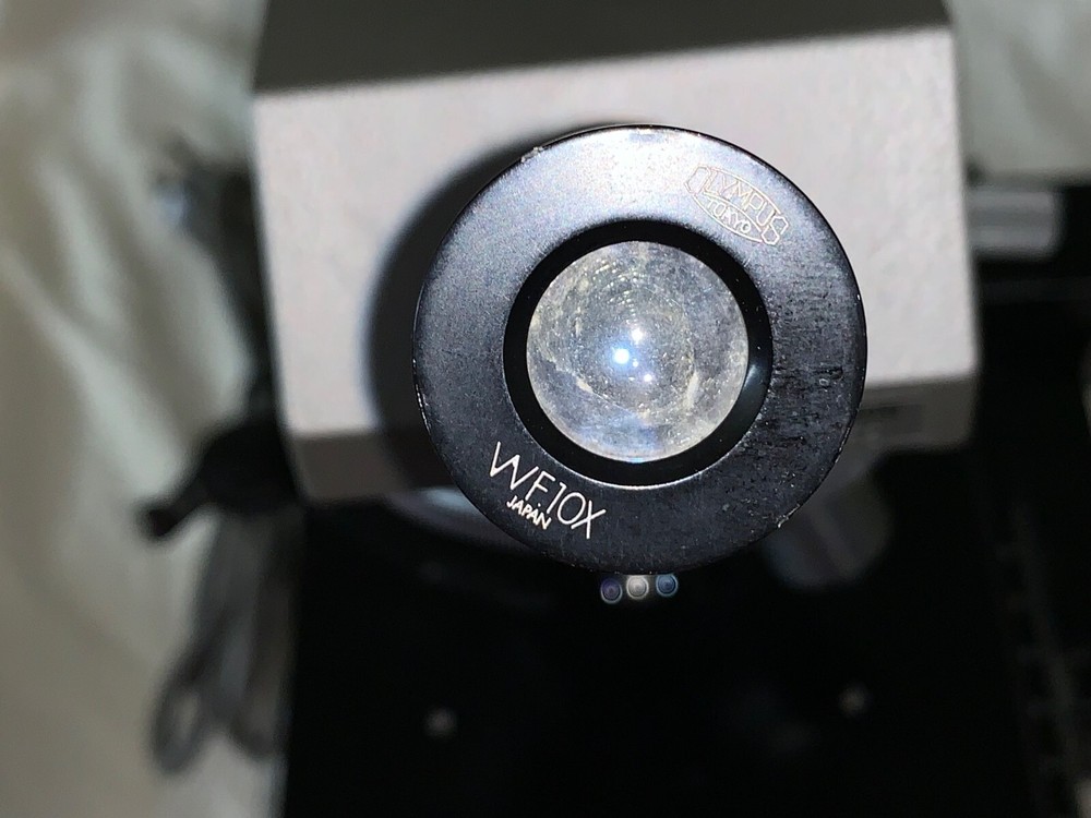 Olympus CH Series Monocular Microscope w/ 2 objective lenses