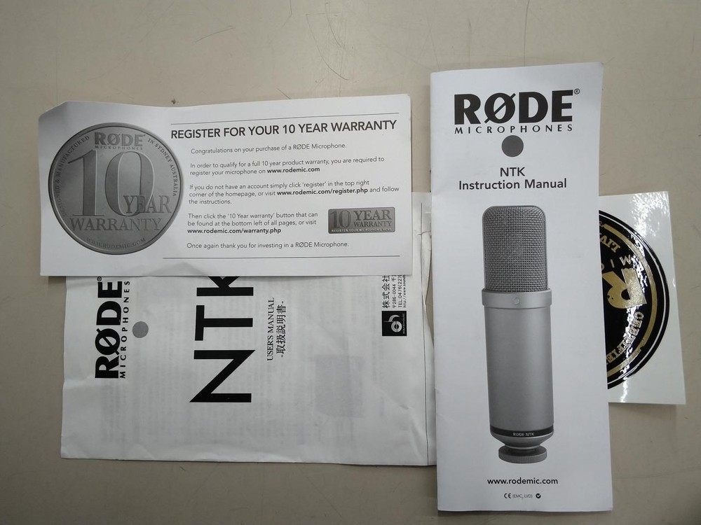 RODE NTK Condenser Microphone P48 Used