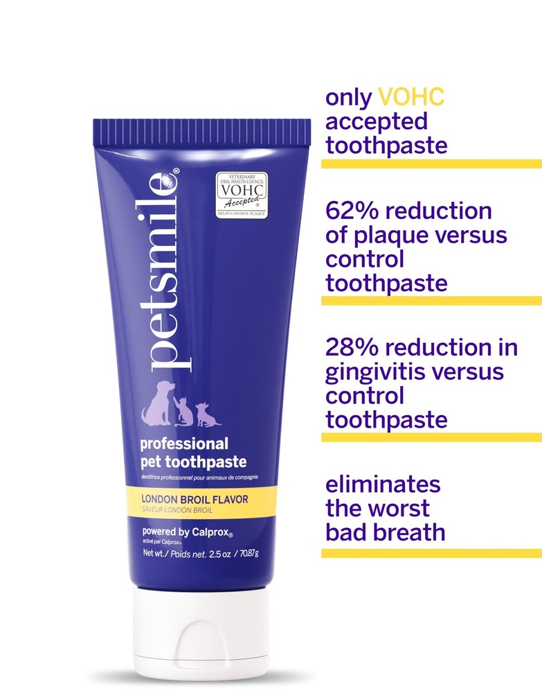Professional Pet Toothpaste for Cats & Dogs - Only VOHC Accepted Toothpaste -...