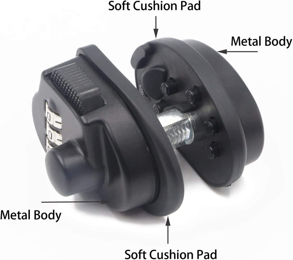 Secure Your Firearms: 3-Digit Combination Gun Trigger Lock with Custom Code