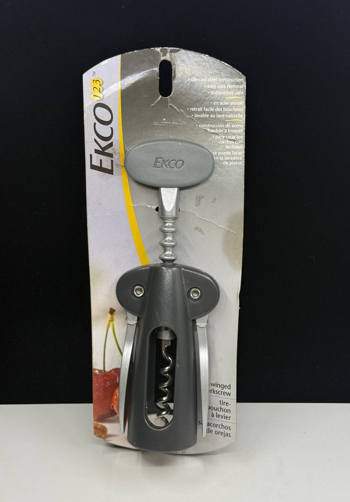 EKCO Black Winged Corkscrew -NEW *Check Description