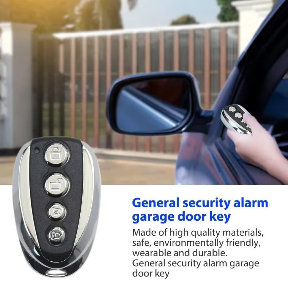 2PCS 433MHz Remote Control Backup Key Sliding Gate Opener Automatic Operator New