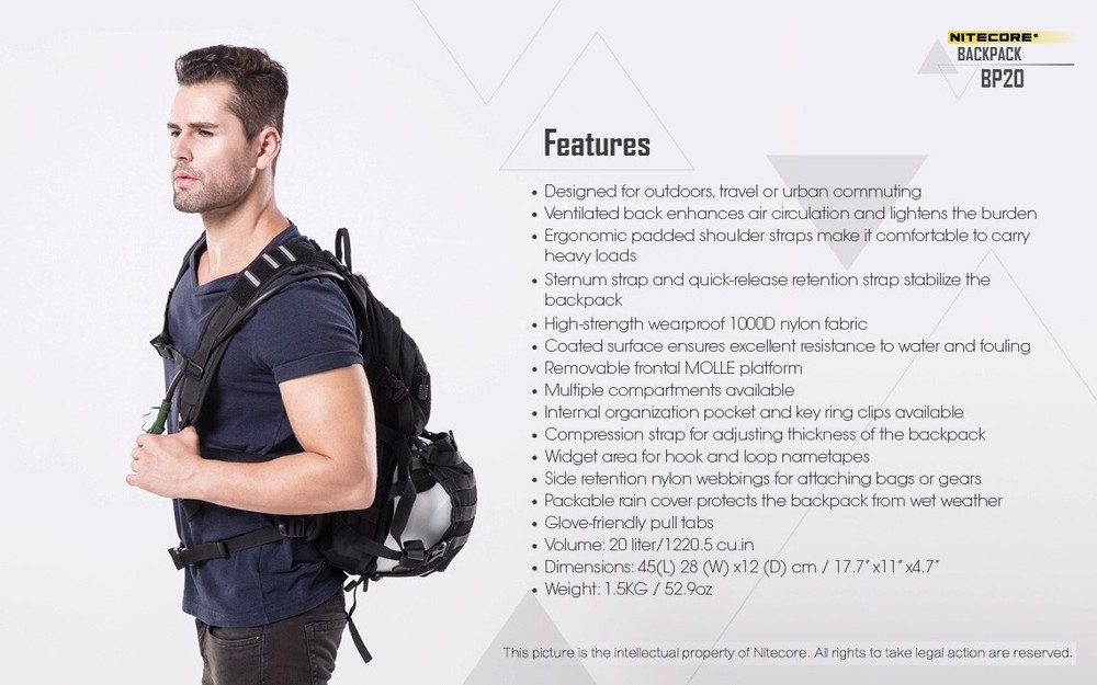 Nitecore BP20 Backpack