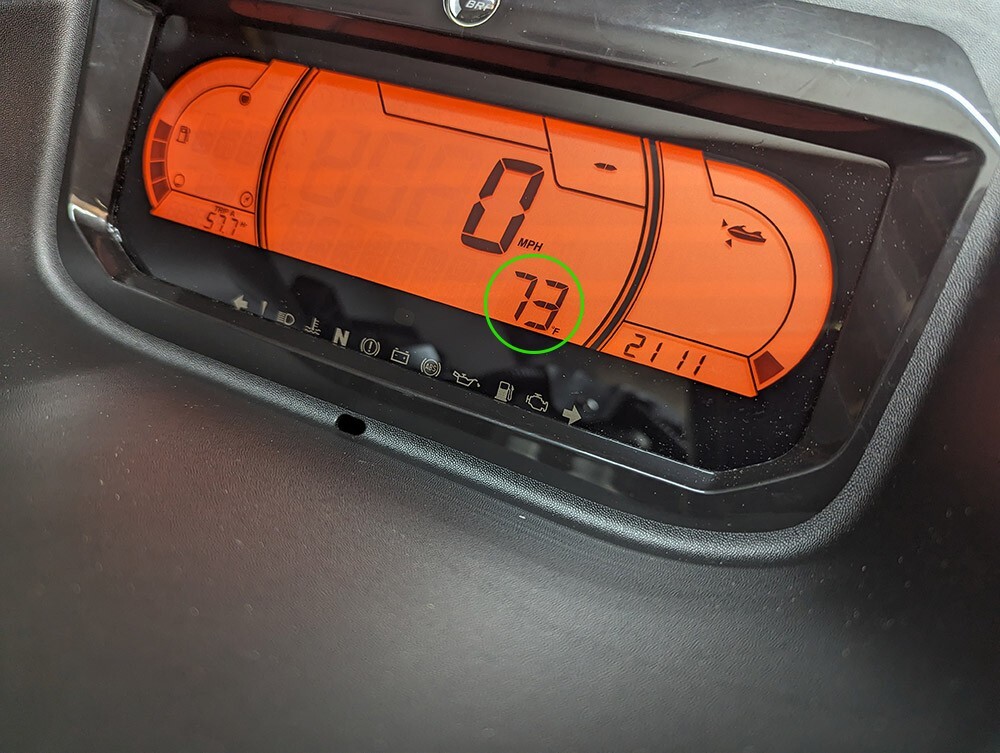 Sea-Doo Dash Engine Temperature Display Module