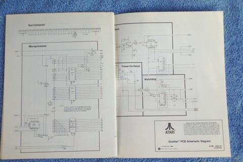 ATARI Schematic Supplement for GRAVITAR Operators Manual SP-206
