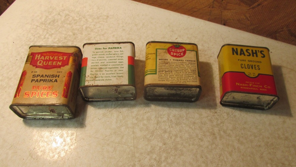 4 Old Spice Containers Harvest Queen Plus Lot 2