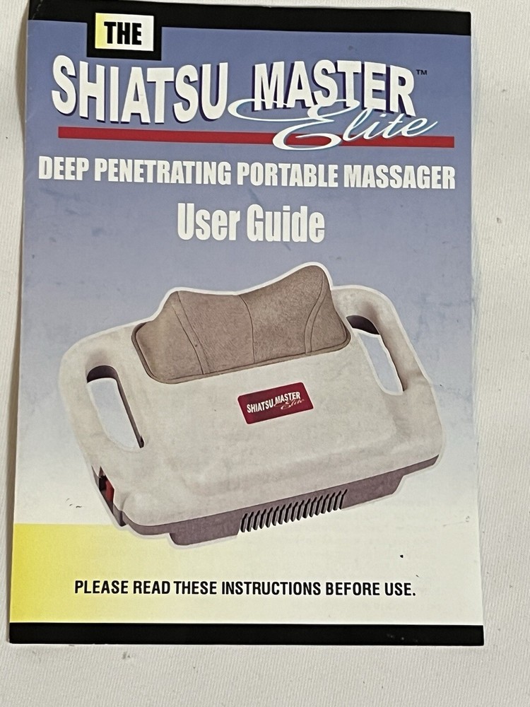 Shiatsu Master Elite Neck Back Massage Device