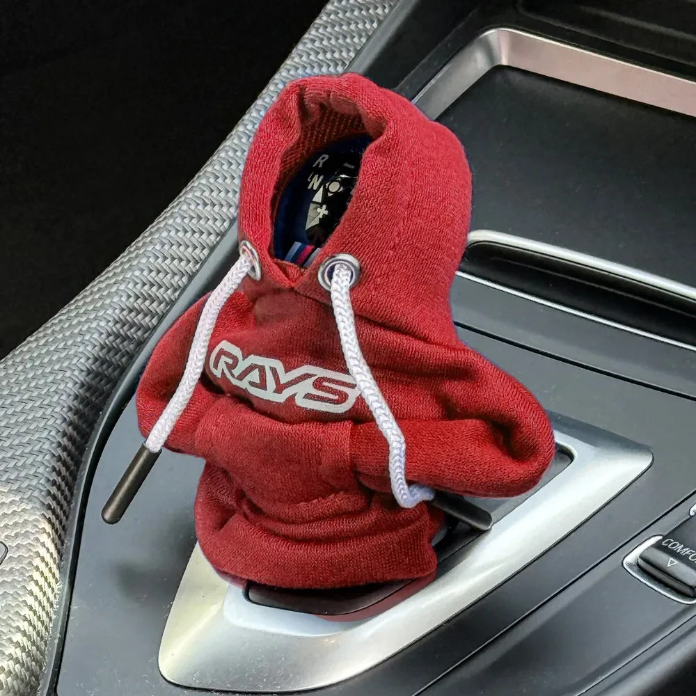 Genuine RAYS Official Shift Knob Cover - Red