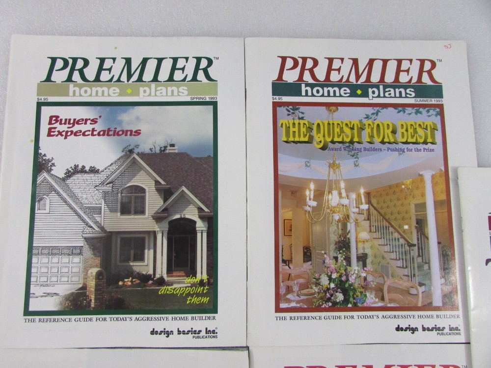 5 Premier Home Plans Catalog: Reference Guide for Today's Home Builder '93- '94