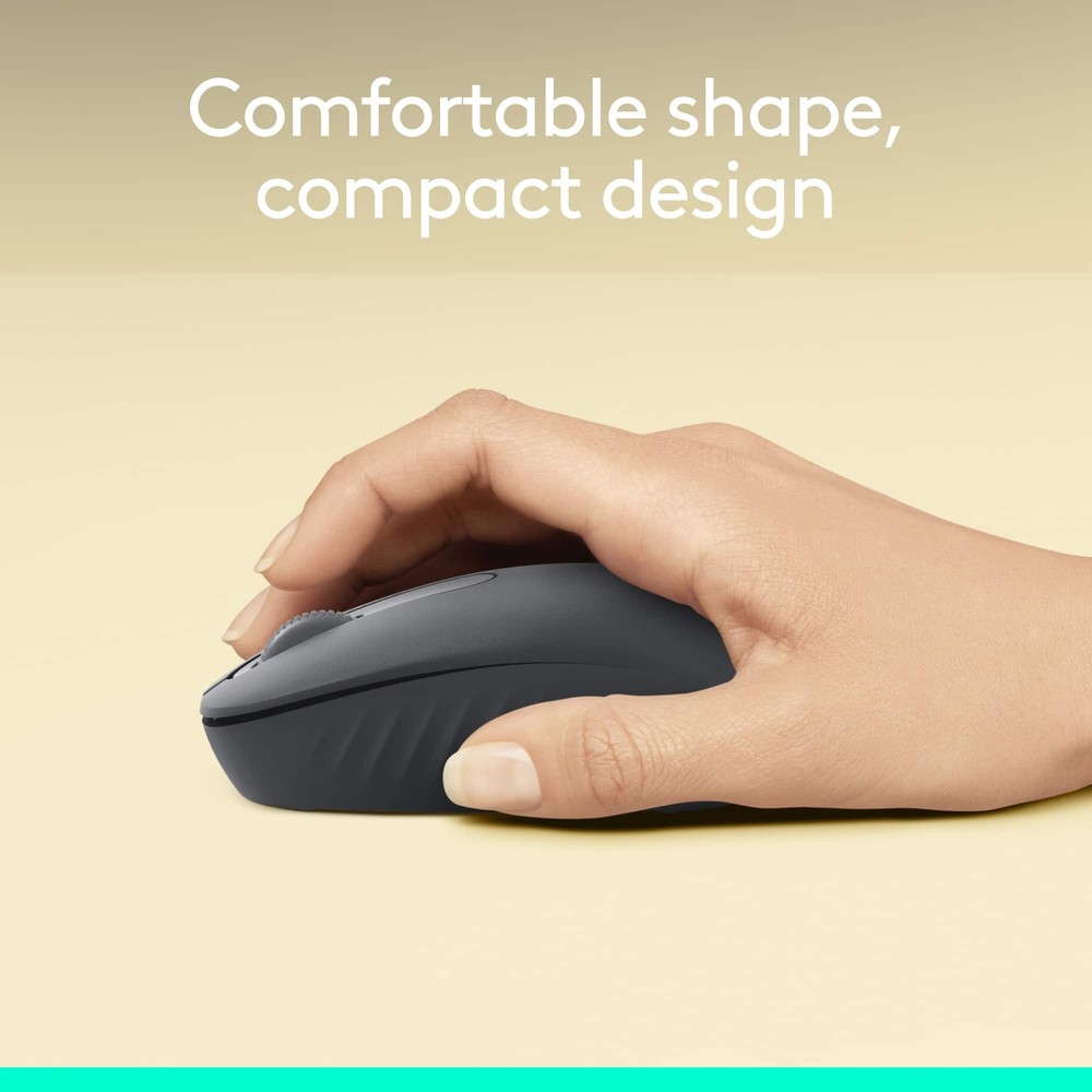 Logitech - M196 Lightweight Bluetooth Wireless Mouse Compact 3-Button Ambidex...