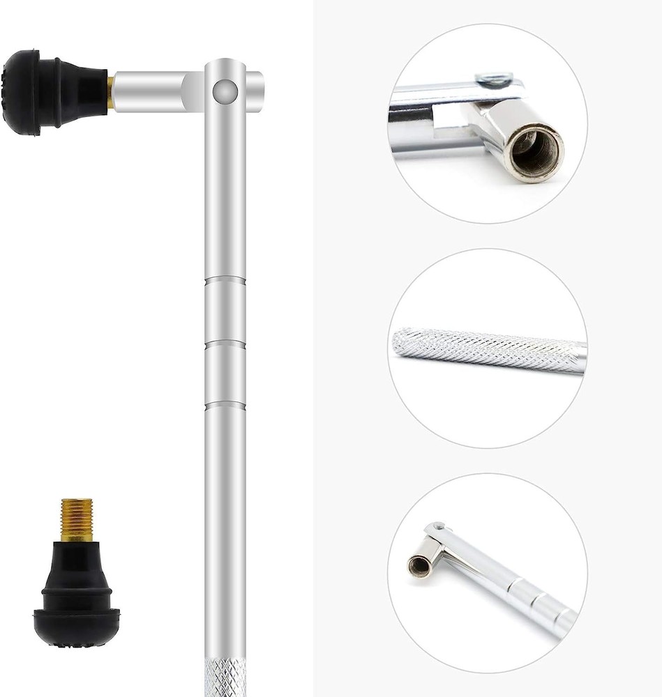 Valve Stem Puller Installer Tool, 5Pcs TR412, TR413, TR414 40 PCS
