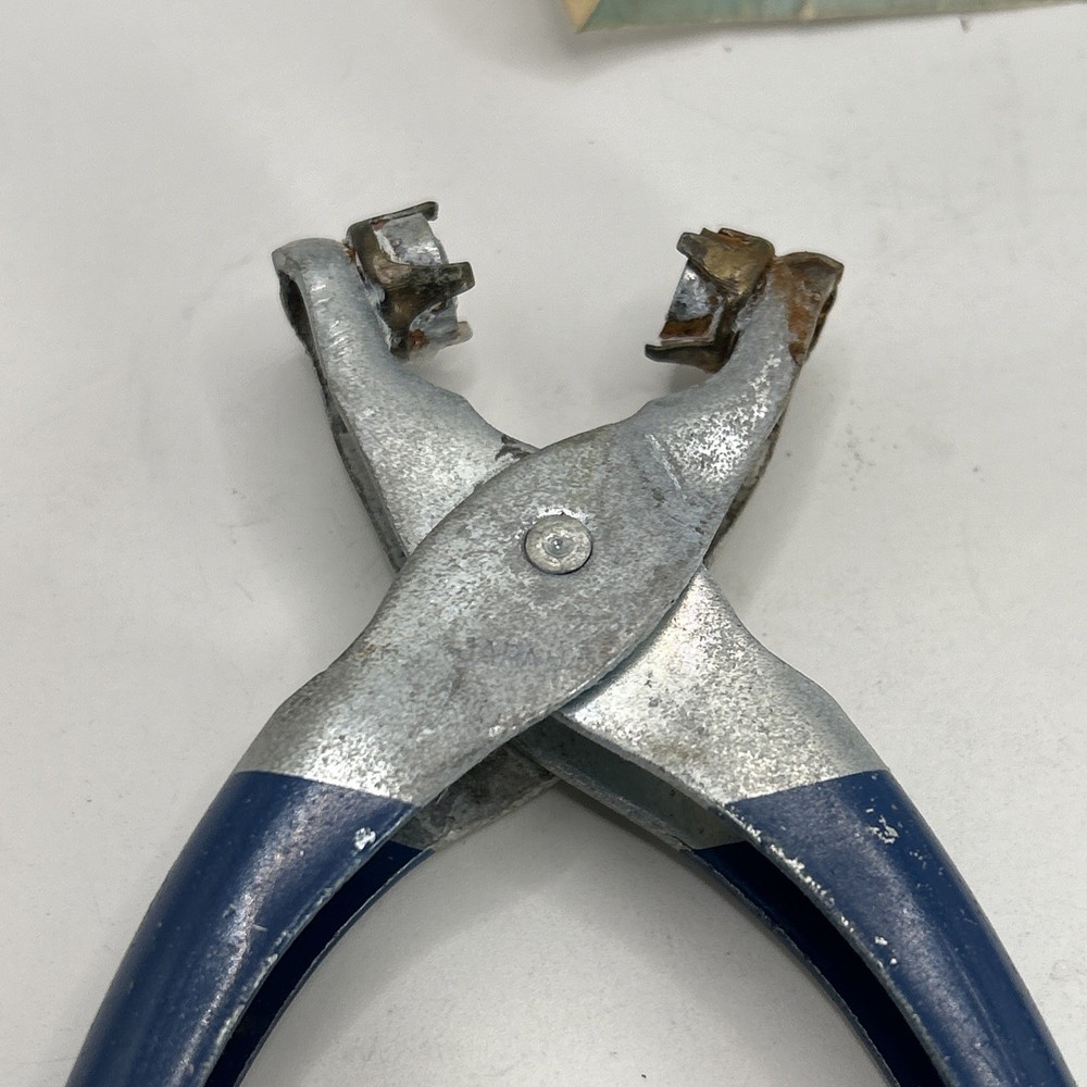 Vintage Eyelet Attaching Tools And Eyelets